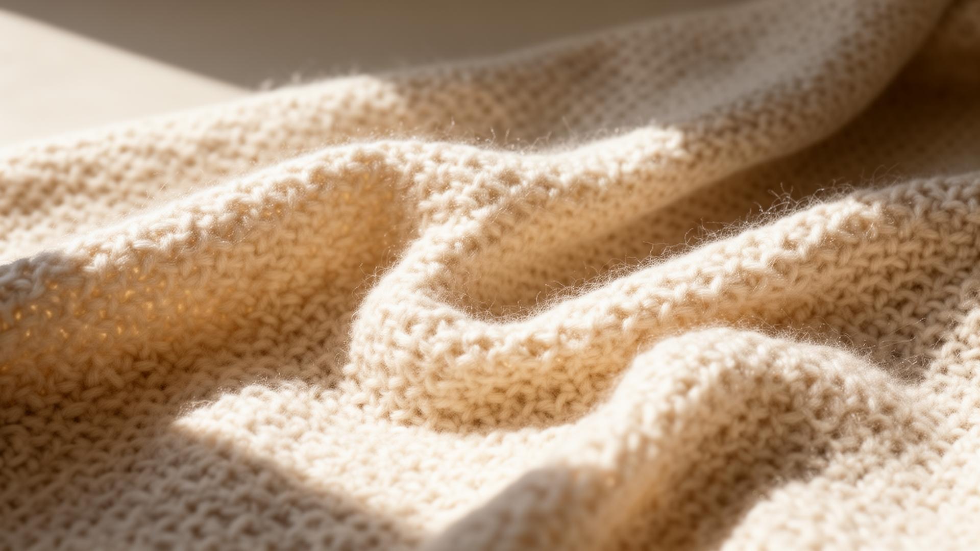 Hand-knit textile